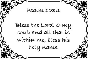 Psalm 103 1 1WB